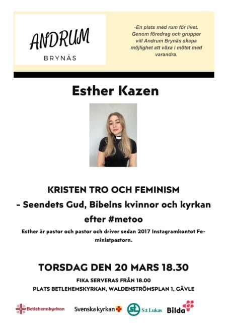 ESTHER KAZEN GÄSTAR ANDRUM BRYNÄS