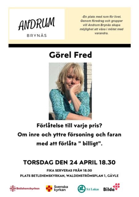 GÖREL FRED KOMMER TILLBAKA TILL ANDRUM