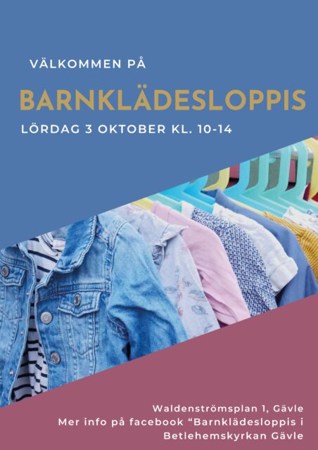 BARNKLÄDESLOPPIS