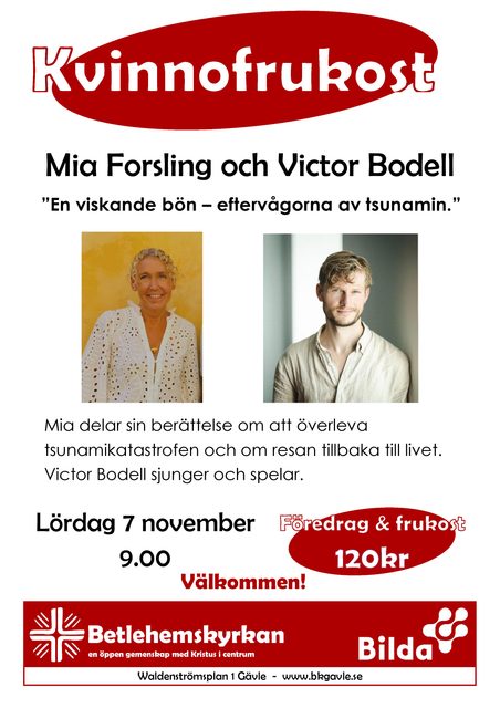 KVINNOFRUKOST 7 NOVEMBER
